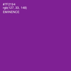 #7F2194 - Eminence Color Image