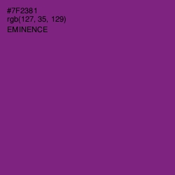 #7F2381 - Eminence Color Image