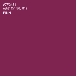 #7F2451 - Finn Color Image
