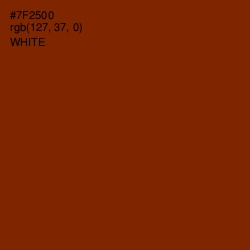 #7F2500 - Red Beech Color Image