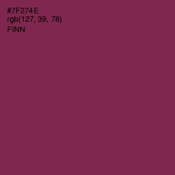 #7F274E - Finn Color Image