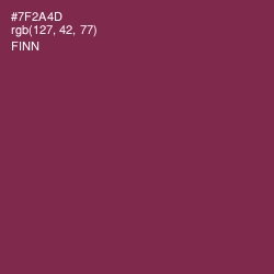 #7F2A4D - Finn Color Image