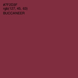 #7F2D3F - Buccaneer Color Image