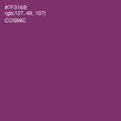 #7F316B - Cosmic Color Image