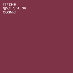 #7F3346 - Cosmic Color Image