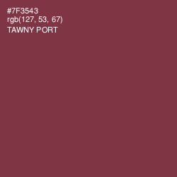 #7F3543 - Tawny Port Color Image