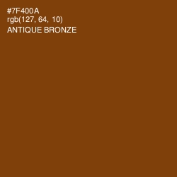 #7F400A - Antique Bronze Color Image