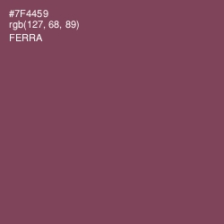 #7F4459 - Ferra Color Image