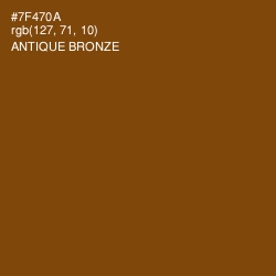 #7F470A - Antique Bronze Color Image