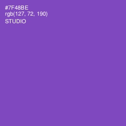 #7F48BE - Studio Color Image