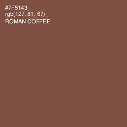 #7F5143 - Roman Coffee Color Image