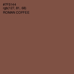 #7F5144 - Roman Coffee Color Image