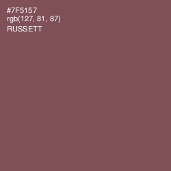 #7F5157 - Russett Color Image