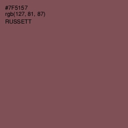 #7F5157 - Russett Color Image