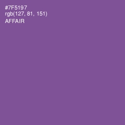 #7F5197 - Affair Color Image