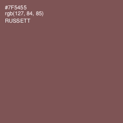 #7F5455 - Russett Color Image