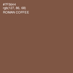 #7F5644 - Roman Coffee Color Image