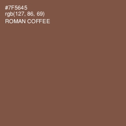 #7F5645 - Roman Coffee Color Image