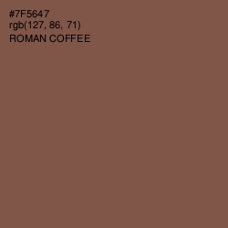 #7F5647 - Roman Coffee Color Image