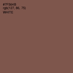 #7F564B - Roman Coffee Color Image