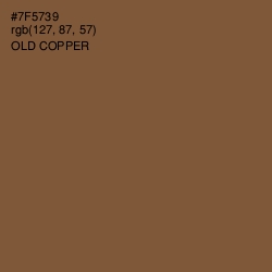 #7F5739 - Old Copper Color Image