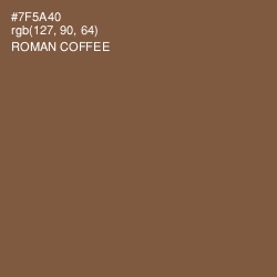 #7F5A40 - Roman Coffee Color Image