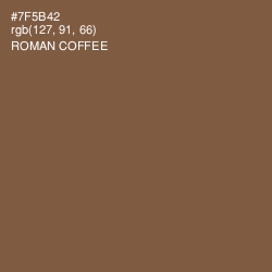 #7F5B42 - Roman Coffee Color Image