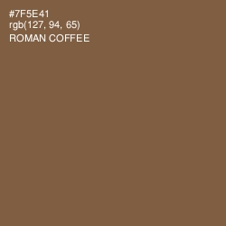 #7F5E41 - Roman Coffee Color Image