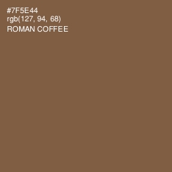 #7F5E44 - Roman Coffee Color Image
