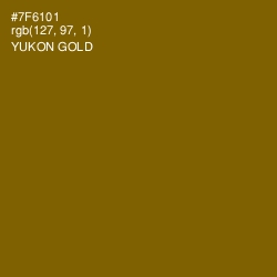 #7F6101 - Yukon Gold Color Image