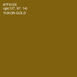 #7F610E - Yukon Gold Color Image