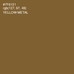 #7F6131 - Yellow Metal Color Image