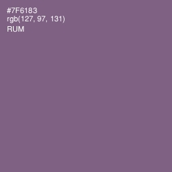 #7F6183 - Rum Color Image