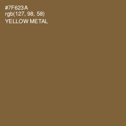 #7F623A - Yellow Metal Color Image