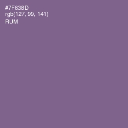 #7F638D - Rum Color Image