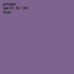 #7F638F - Rum Color Image