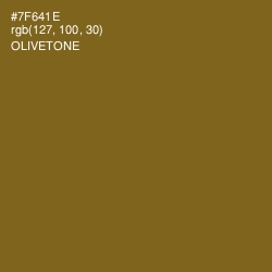 #7F641E - Olivetone Color Image