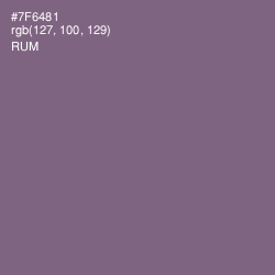 #7F6481 - Rum Color Image
