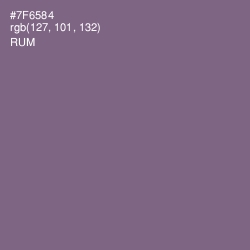 #7F6584 - Rum Color Image