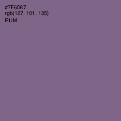 #7F6587 - Rum Color Image