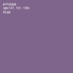 #7F658B - Rum Color Image