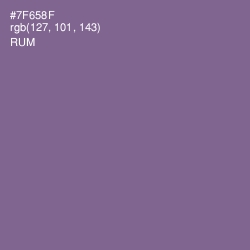 #7F658F - Rum Color Image