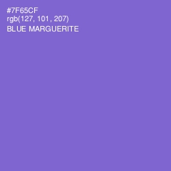 #7F65CF - Blue Marguerite Color Image