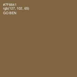 #7F6641 - Go Ben Color Image