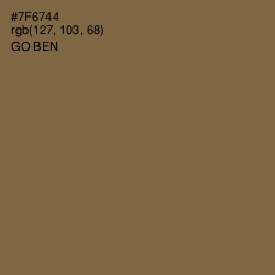 #7F6744 - Go Ben Color Image