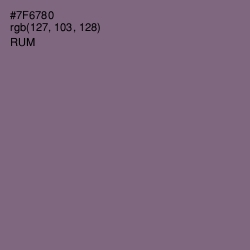 #7F6780 - Rum Color Image