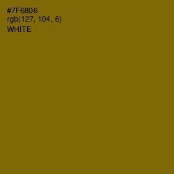 #7F6806 - Yukon Gold Color Image