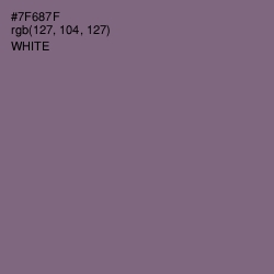 #7F687F - Old Lavender Color Image