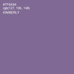 #7F6A94 - Kimberly Color Image