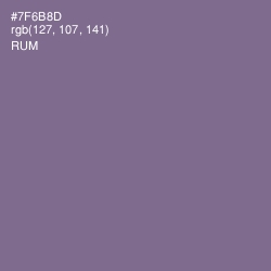 #7F6B8D - Rum Color Image